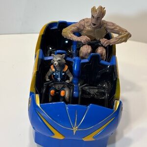 Disney Marvel Epcot Guardian Galaxy Cosmic Moving Toy Rewind TwistsRocket&Groot
